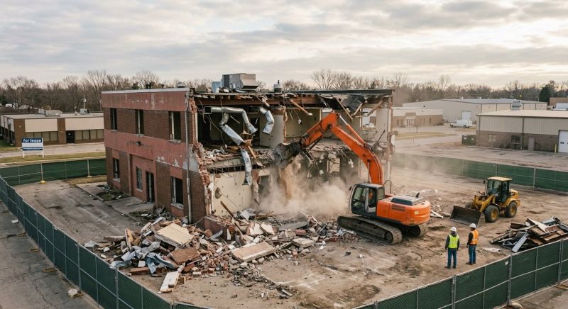 Commercial Site Demolition in Katy, TX
