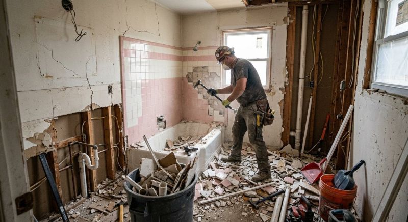 Bathtub Demolition in Sacramento, CA