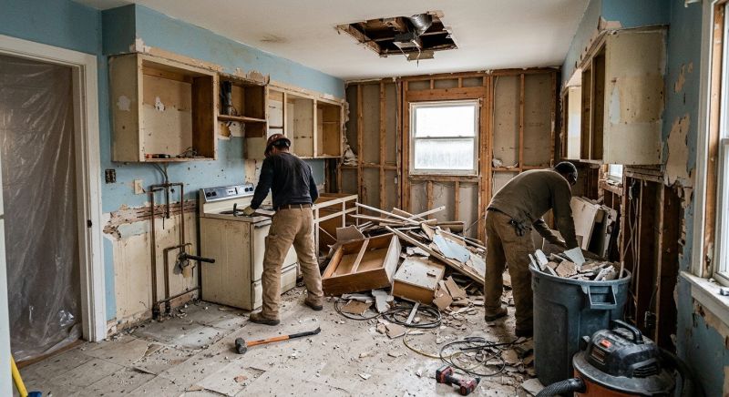Closet Demolition in Frederick, MD