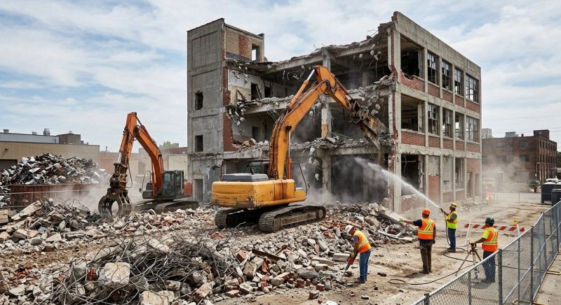 Commercial Property Demolition in Houston, TX