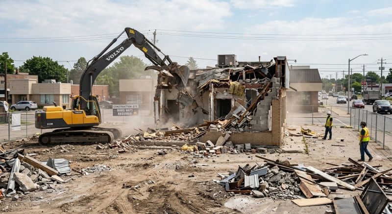 Commercial Site Demolition in Bergen County, NJ