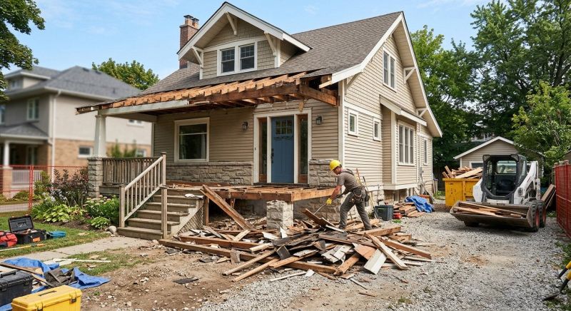Concrete Porch Removal in Bergen County, NJ