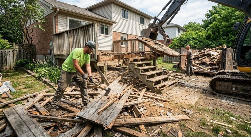 Deck Removal Service in Bergen County, NJ