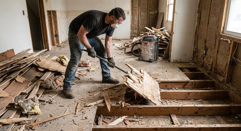 Hardwood Floor Demolition in Sacramento, CA