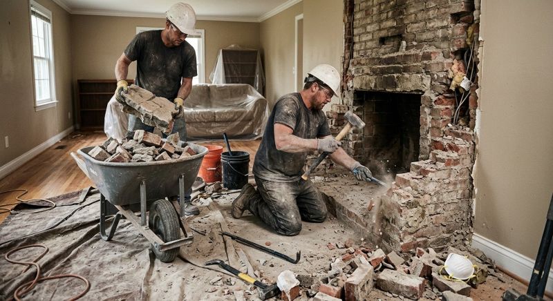Hearth Removal in Bergen County, NJ