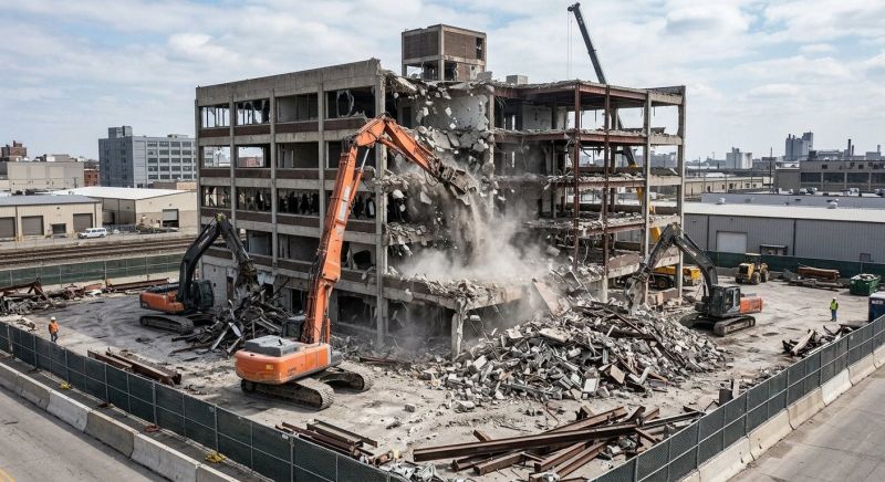 Industrial Demolition in Sacramento, CA