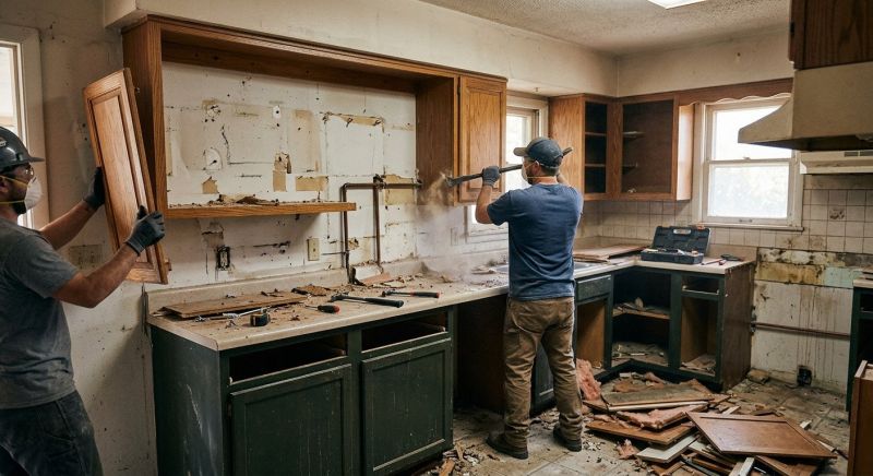 Kitchen Demolition in Sacramento, CA