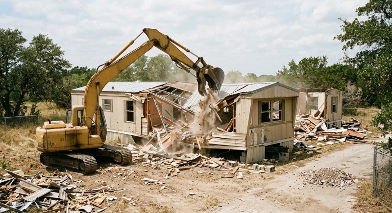 Mobile Home Demolition in Houston, TX