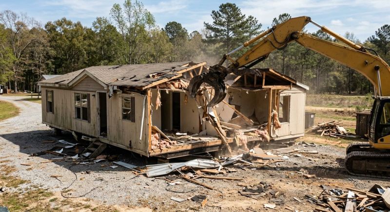 Mobile Home Demolition in Sacramento, CA