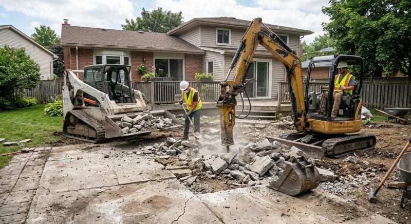 Patio Slab Demolition in Sacramento, CA