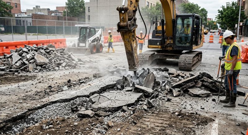 Pavement Demolition in Bergen County, NJ